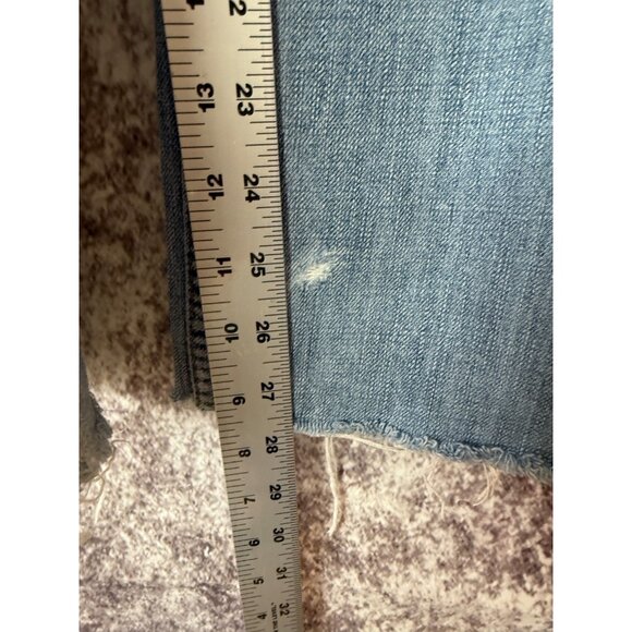 Anchor Blue Jeans Mens 36x34 Blue Y2K Beyond Baggy Loose Fit Wide Leg Distressed - Picture 7 of 12